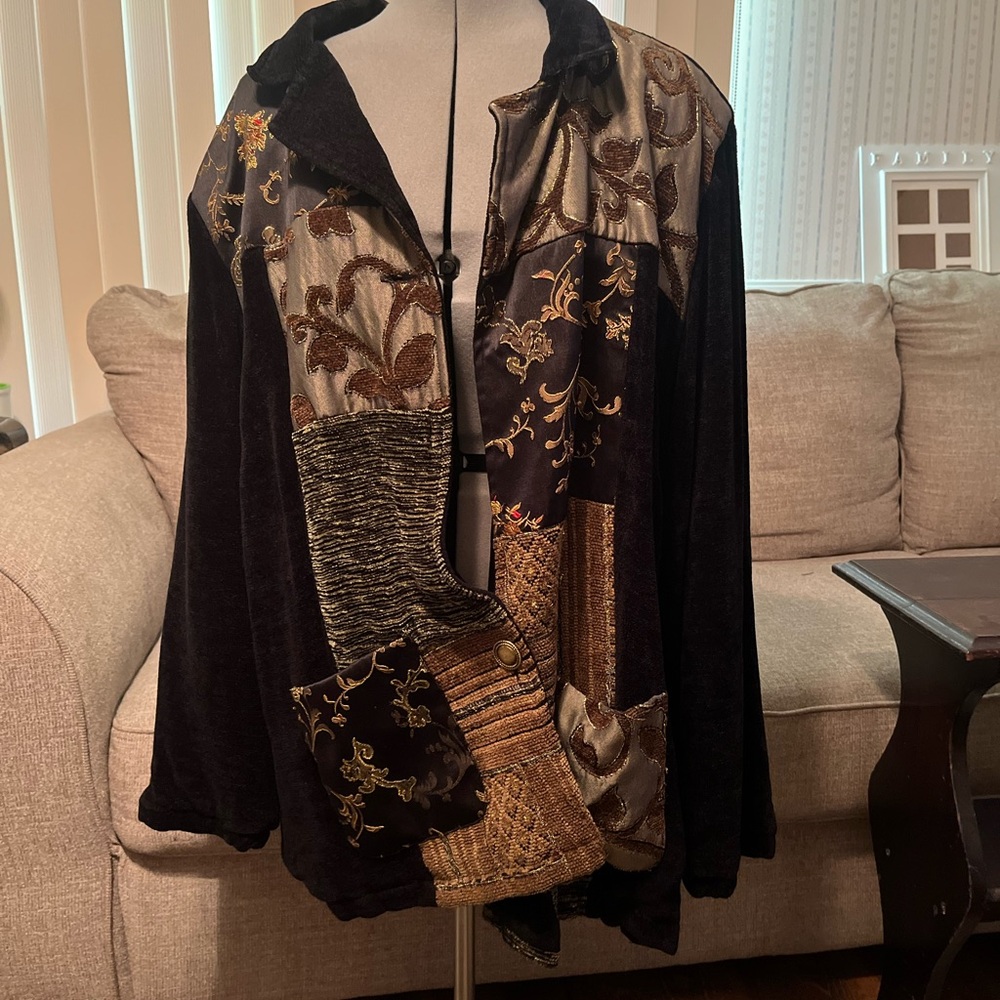 Elegant Patchwork Women's Jacket